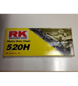 Catena Motocross RK 520 H Black 120 Maglie 