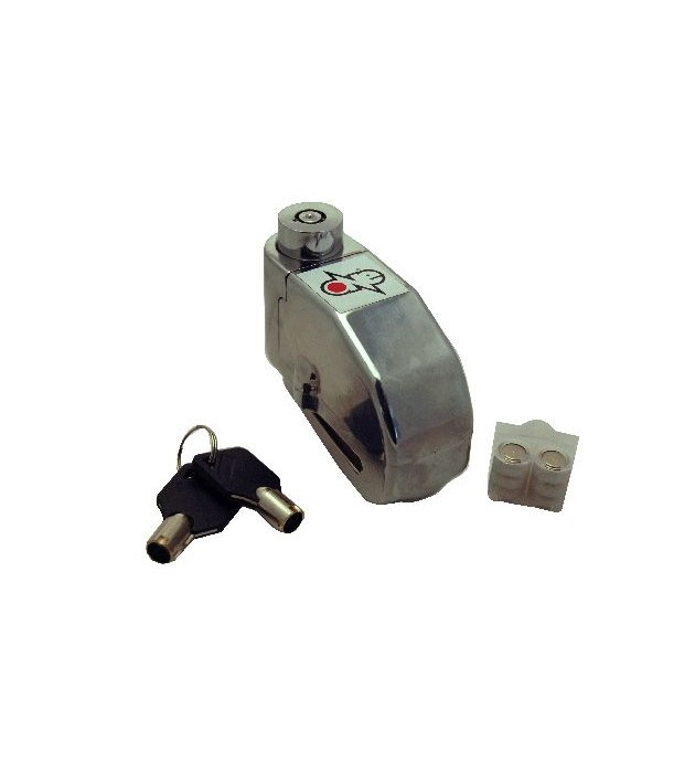 Blocca Disco Freno Moto Scooter Con Allarme  Mini Wheel mm 10