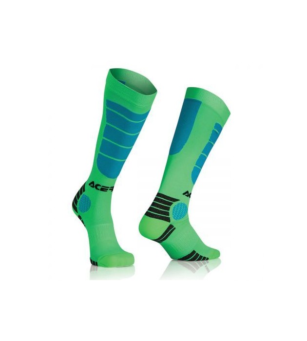 Calze Moto Acerbis MX IMPACT SOCKS Verde Blu