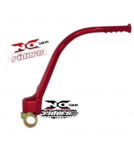 Shift Lever Alu Black Red
