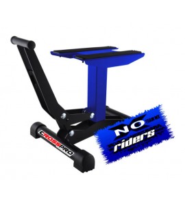 Cavalletto Alza Moto Racing a Pedale Cross Pro Blu Noxriders