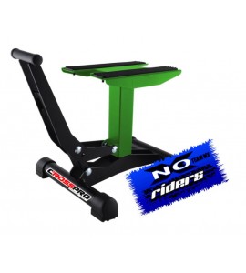 Cavalletto Alza Moto Racing a Pedale Cross Pro Verde Noxriders