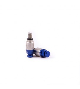 COPPIA SFIATI FORCELLA RAPIDI M4X0.7 BLU
