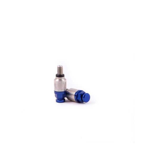 COPPIA SFIATI FORCELLA RAPIDI M4X0.7 BLU