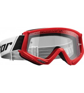 Occhiale Moto Cross Thor Thor COMBAT FLUO RED BLACK