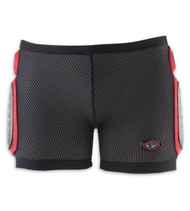 Pantaloncino Protettivo Mini Cross Shorts con protezioni bambino Bianco Nero
