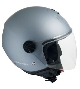 Casco Moto Scooter jet CGM 107 A Florida Grigio Gommato