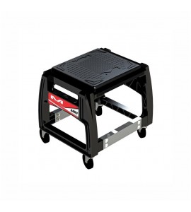Cavalletto Matrix Caddy da Officina con Ruote  Red Black