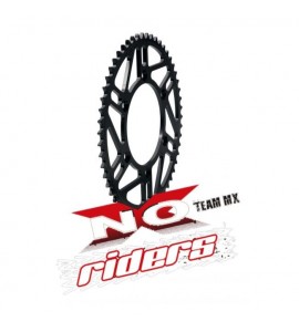 Corona Moto KTM SX-SX F-EXC-EXC F- in Ergal Alluminio Anodizzata Nera 7075-T651 Motocross Enduro