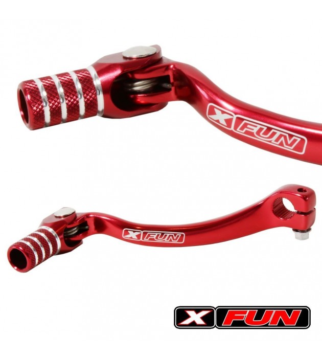Leva Cambio Beta RR Ergal Anodizzato Nera Rossa 