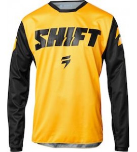 Maglia Moto Cross Shift 2018 Whit3 Ninety-Seven Yellow