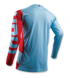 Maglia Moto Cross Thor Modello Pulse Level Powder Blue Red 2018