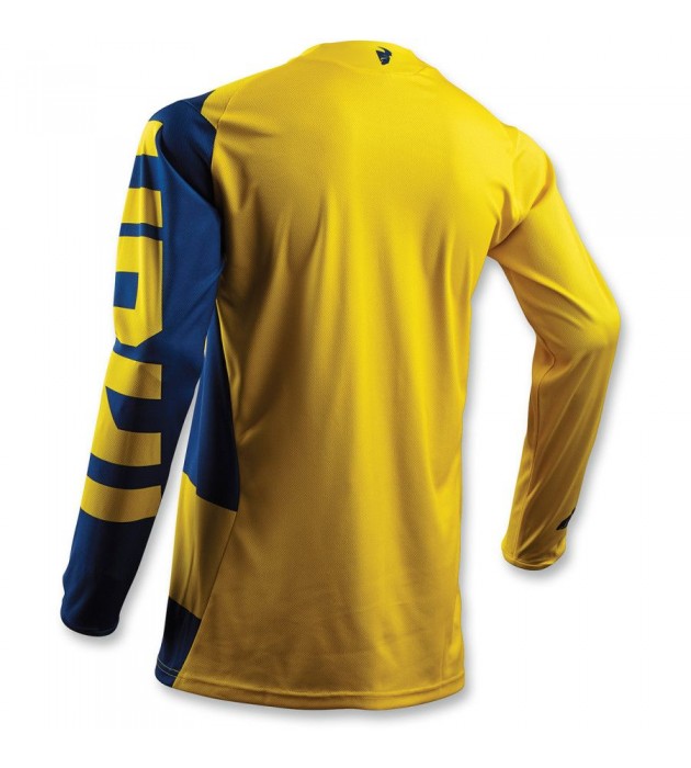 Maglia Moto Cross Thor Modello Pulse Level Powder Blue Red 2018