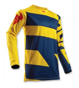 Maglia Moto Cross Thor Modello Pulse Level Powder Blue Red 2018