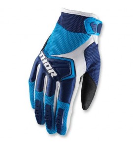 Guanto Moto Cross THOR SPECTRUM Gloves Enduro MTB NAVY BLUE WHITE