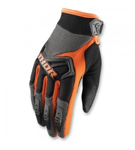 Guanto Moto Cross THOR SPECTRUM Gloves Enduro MTB CHARACOAL ORANGE