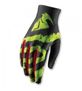 Guanto Moto Cross Enduro MTB Thor 2018 Modello VOID RAMPANT LIME RED