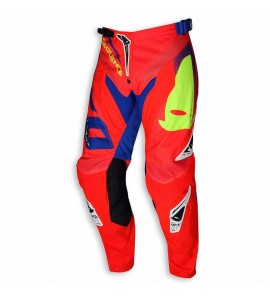 Pantalone Motocross Ufo SEQUENCE 100% MADE IN ITALY 2018 Rosso Fluo
