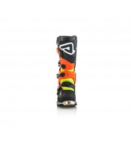 Stivale Moto Cross Acerbis X-ROCK Colore Black Fluo Orange
