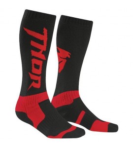 Calze Moto Cross Thor MX SOCK Black Red 