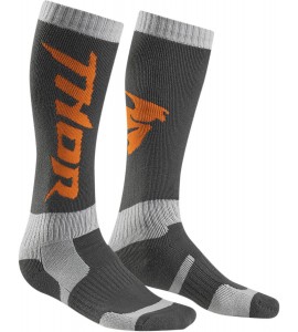 Calze Moto Cross Thor MX SOCK CHARACOAL ORANGE