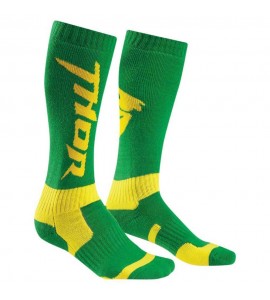 Calze Moto Cross Thor MX SOCK GREEN YELLOW