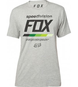 Maglia FOX RACING - Pro Circuit DRAFTR PREMIUM TEE Grigia