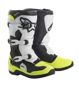 Stivale Bambino Alpinestars TECH 3 S KIDS Mini Cross Nero Bianco  Giallo Fluo 