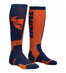 Calza Bambino Cross Thor Yout MX Sock Navy Orange 
