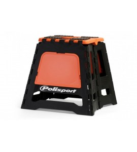 Cavalletto Moto Cross Pieghevole Polisport Arancio Nero 