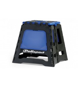 Cavalletto Moto Cross Pieghevole Polisport Blu Nero 