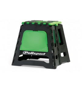 Cavalletto Moto Cross Pieghevole Polisport Verde Nero 