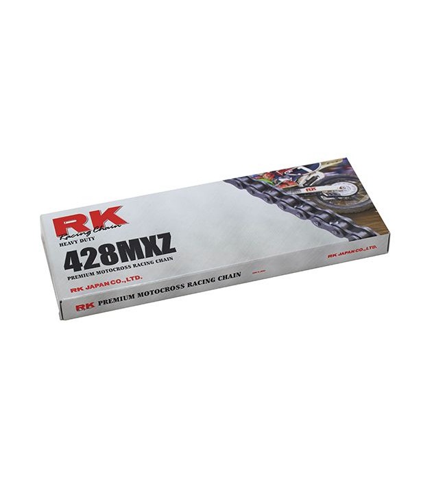 CATENA Mini Cross RK 428 MXZ Passo 420 Maglie 142 Colore  Black