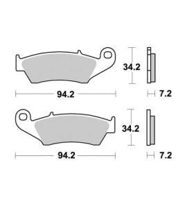 KTM Pastiglie Freno BRAKING CM44 Anteriori