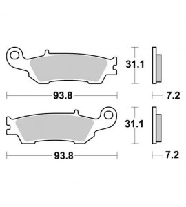 KTM Pastiglie Freno BRAKING CM44 Anteriori