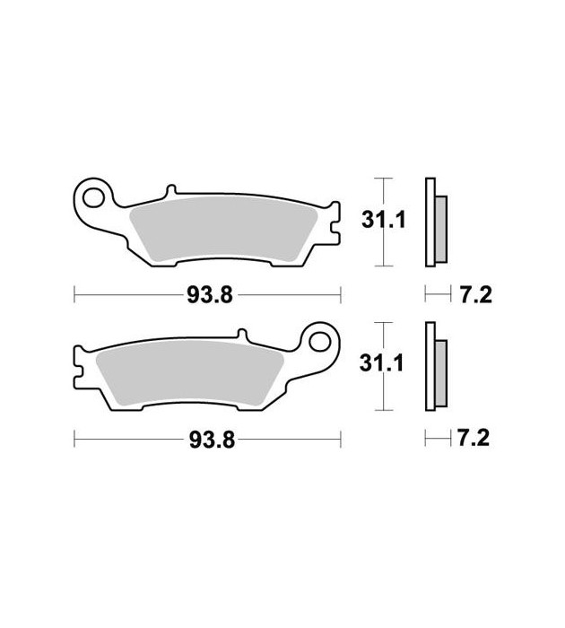 KTM Pastiglie Freno BRAKING CM44 Anteriori