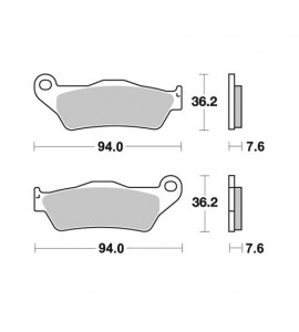 KTM Pastiglie Freno BRAKING CM44 Anteriori