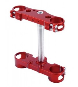 Piastre Forcelle KITE HONDA CRF 250-450 Rosse