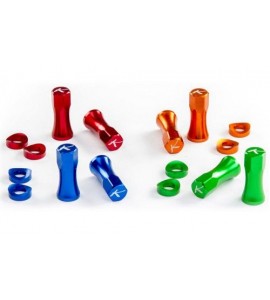 Tappo Ferma Copertoni Kite Rim Lock Nuts Arancio-Blu-Rosso-Verde