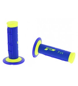 Manopola Pro Grip Cross Enduro 791 Giallo Fluo Blu