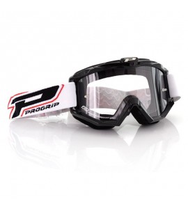 Occhiale Moto Cross Enduro Pro Grip Race Line Nero