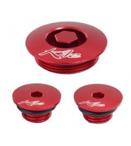 Tappo Motore Honda CRF CRF X 250-450 Kite colore Rosso 
