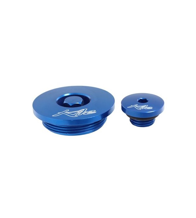 Tappo Motore Kawasaki KXF 250-450 Kite colore Blu