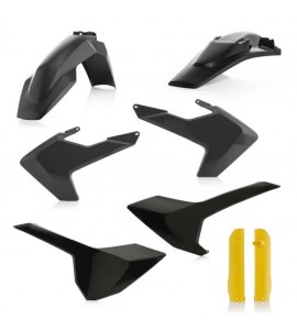 Full Kit Plastiche Husqvarna 2017-2019 TE-FE COLORE NERO GIALLO