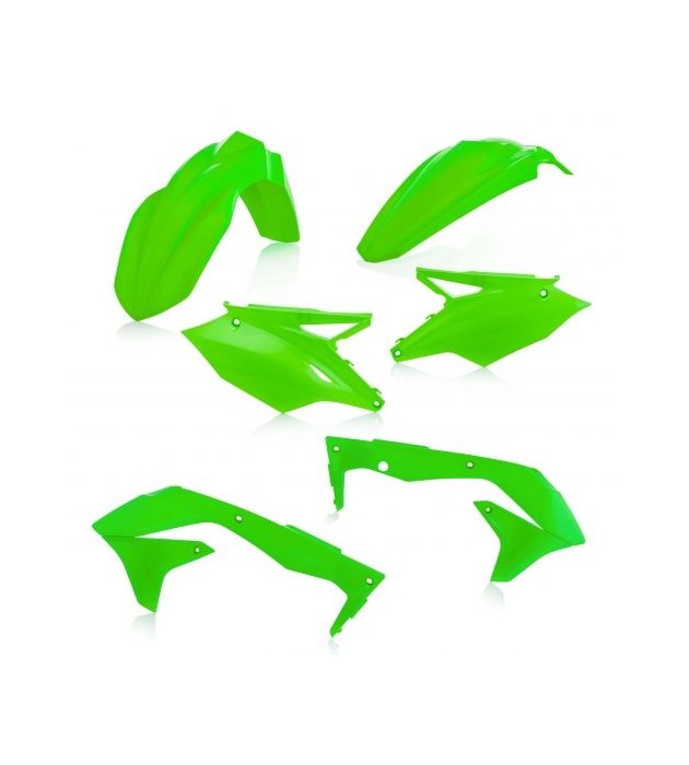 Kit Plastiche KAWASAKI KXF 450 2016-2017 Colore Verde Fluo