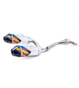 Scarico Completo CRF 450 R-RX 2017-2018 EXHAUST SYSTEM STAINLESS/ACCIAIO/ CARBON FIBER FACTORY 4.1 RCT