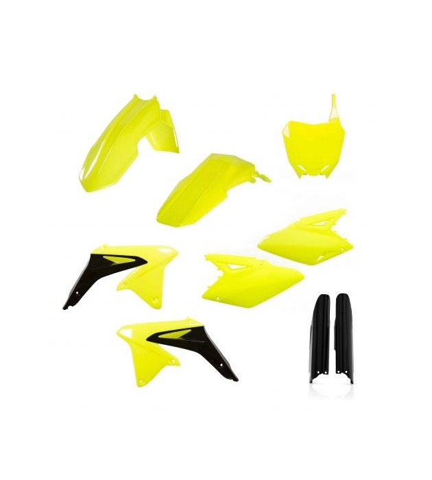 Full Kit Plastiche Suzuki RMZ 450 dal 2017 al 2008 Colore Giallo 2