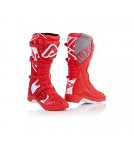 Stivale Moto Cross Acerbis Modello X TEAM Rosso Bianco 