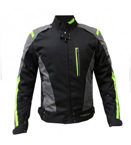 Giacca Moto Turismo DIVERT 1 UOMO Nera Arancio HERO