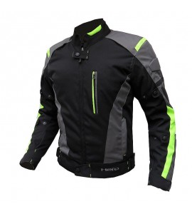 Giacca Moto Turismo DIVERT 1 UOMO Nera Arancio HERO